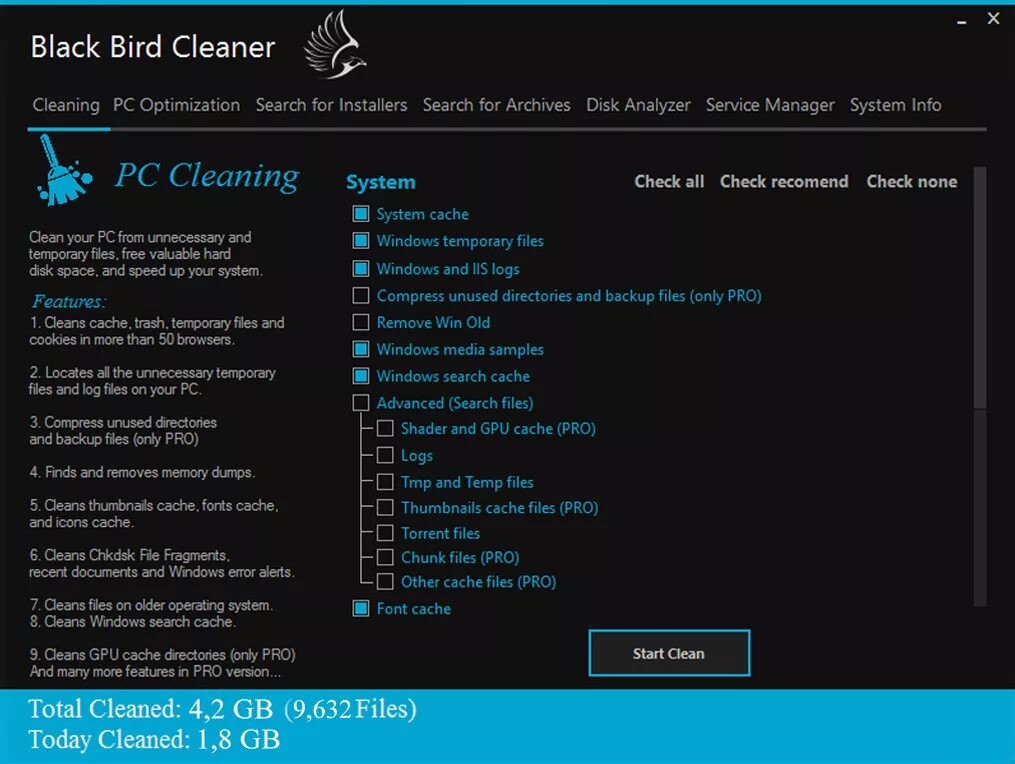 Black Bird Cleaner Pro. Blackbird программа. GPU Cleaner. Doc cliener. Check cached