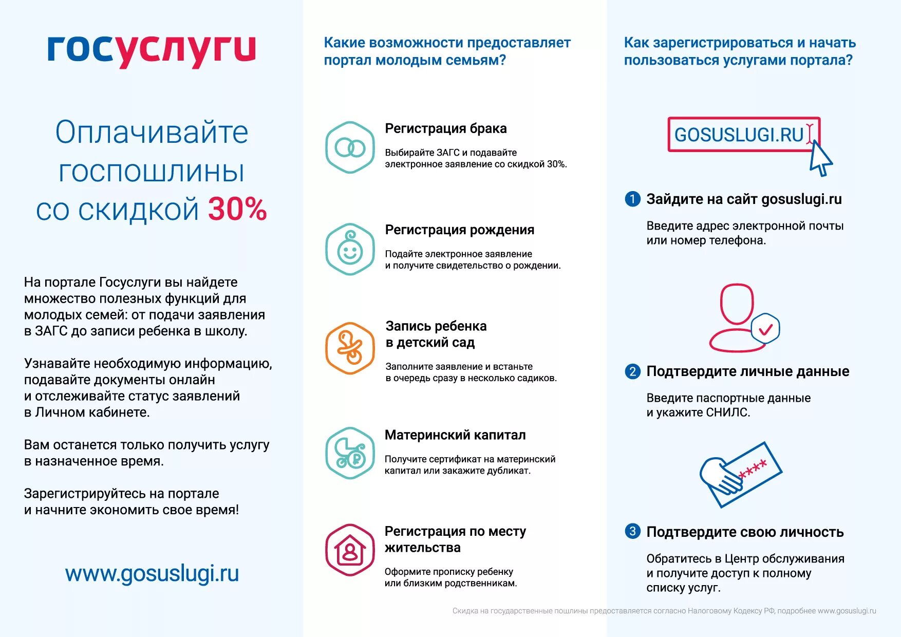 Получить информацию через госуслуги