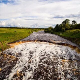 Большой тосненский водопад