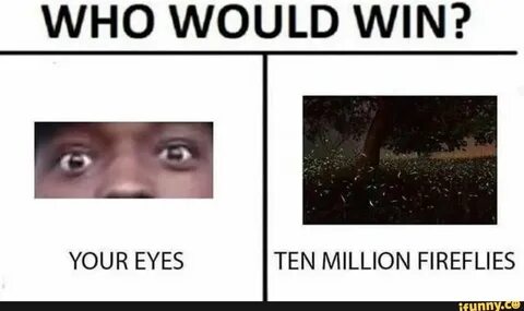 I can to my eyes