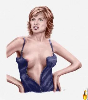 Fiona bruce nipple