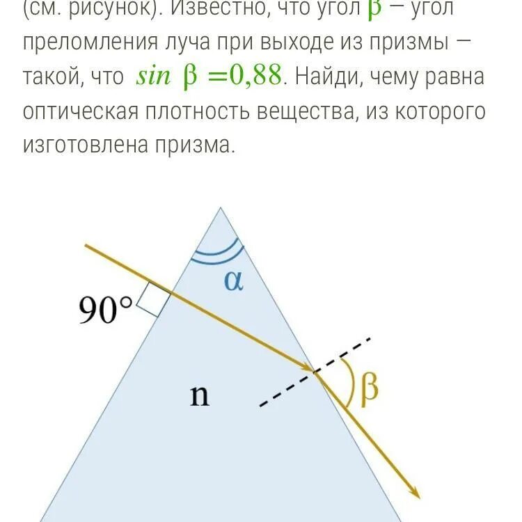 Световой луч падает на треугольную стеклянную. Треугольная преломление Призма рисунок. Нарисуйте ход светового луча в трехгранной призме. Нарисуйте ход лучей в призмах 90°. Ход лучей в треугольной призме на боковую грань рисунок.