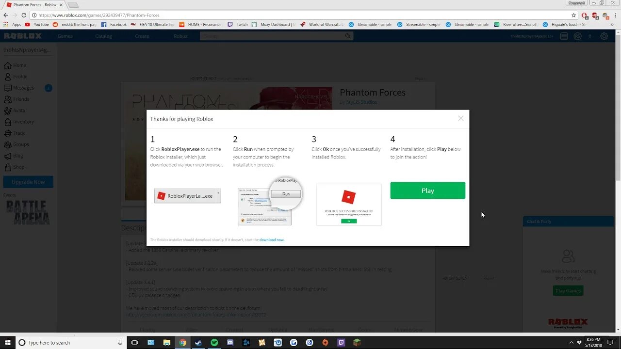 Robloxplayer exe run. ROBLOXPLAYER.exe. How to install and Play Roblox using browser перевод. Roblox is successfully installed. Квитанция о покупке Google Play РОБЛОКС.