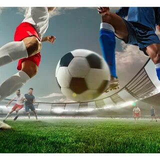 Фотообои Футбол в спальню в гостиную на кухню 300х270 - купить в интернет-магази