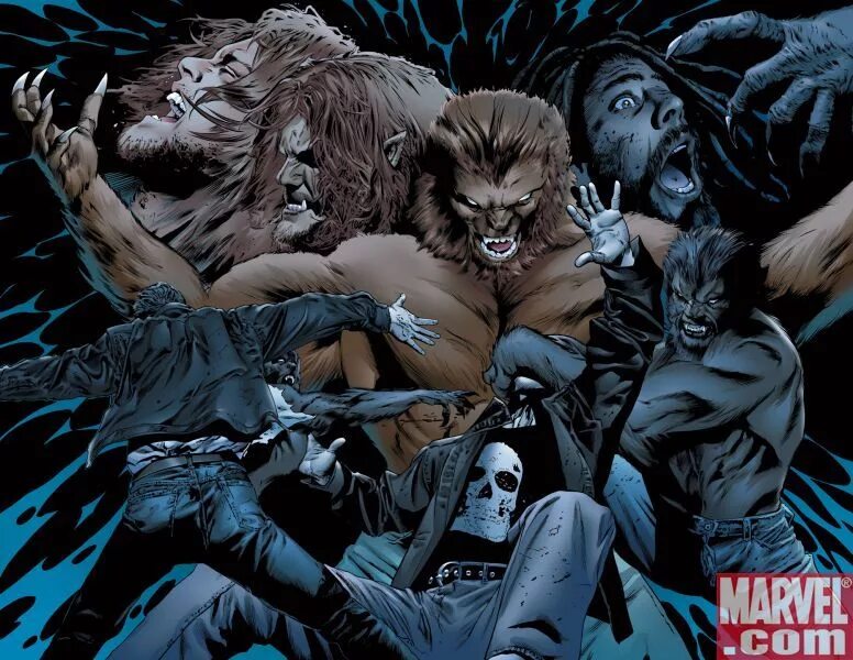 Луна и оборотень комикс. Аервульф Марвел комикс. Werewolf by Night Марвел. Вервольф (Marvel Comics). Джек Рассел ночной Вервольф.