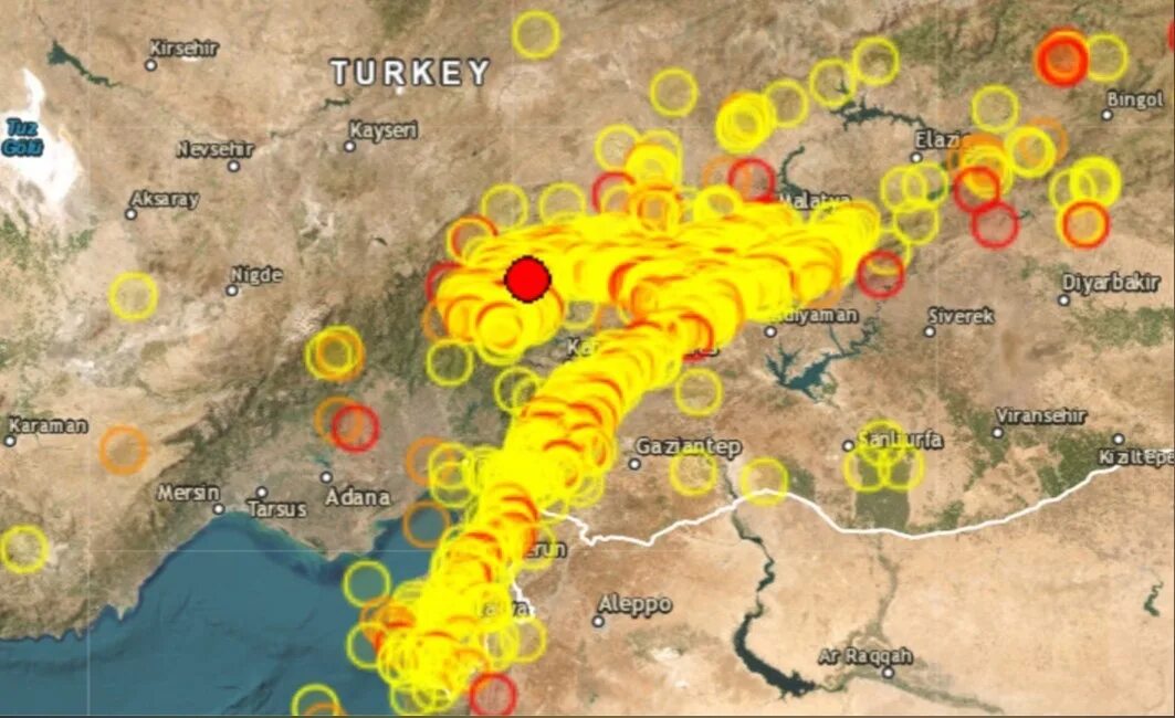 Карта землетрясений в турции. Землетрясение в Турции 2023 на карте. Землетрясение в Турции на карте. Эпицентр землетрясения в Турции. Карта землетрясений.