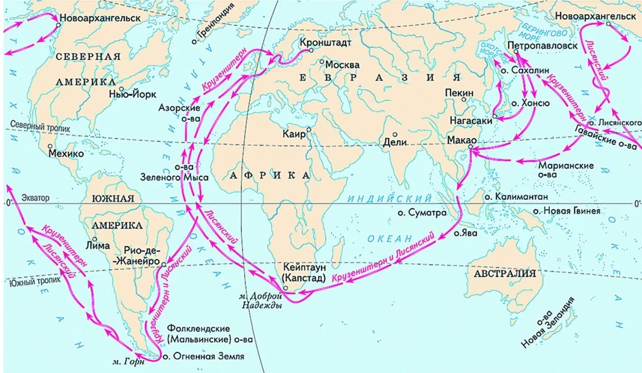 6 кругосветных путешествий. Маршрут плавания Крузенштерна и Лисянского 1803-1806. Маршрут Крузенштерна и Лисянского на карте 1803-1806. Маршрут плавания Крузенштерна и Лисянского 1803 1806 на контурной карте. Маршрут плавания Крузенштерна и Лисянского 1803.