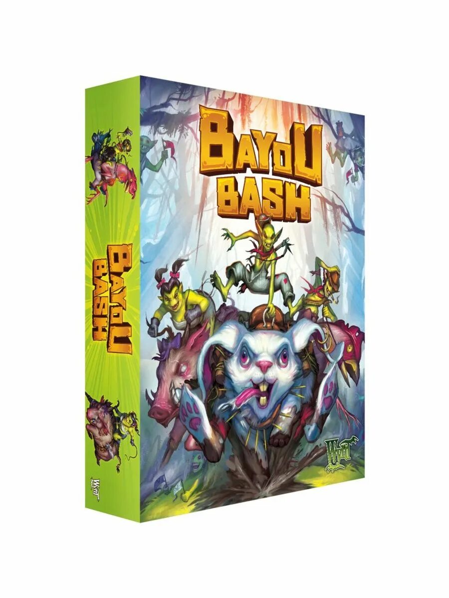 3 bash. Bayou bash board game. wyrd games bayou games.