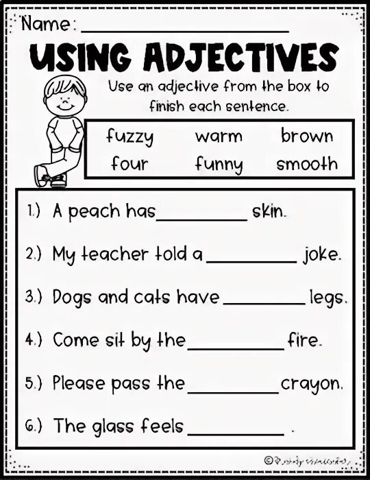 Adjectives for School. Graded adjectives