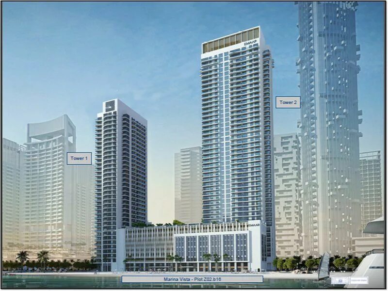 Beach vista emaar. Эмеральд палас дубай. Marina vista dubai. Бичфронт дубай. Beach isle дубай.
