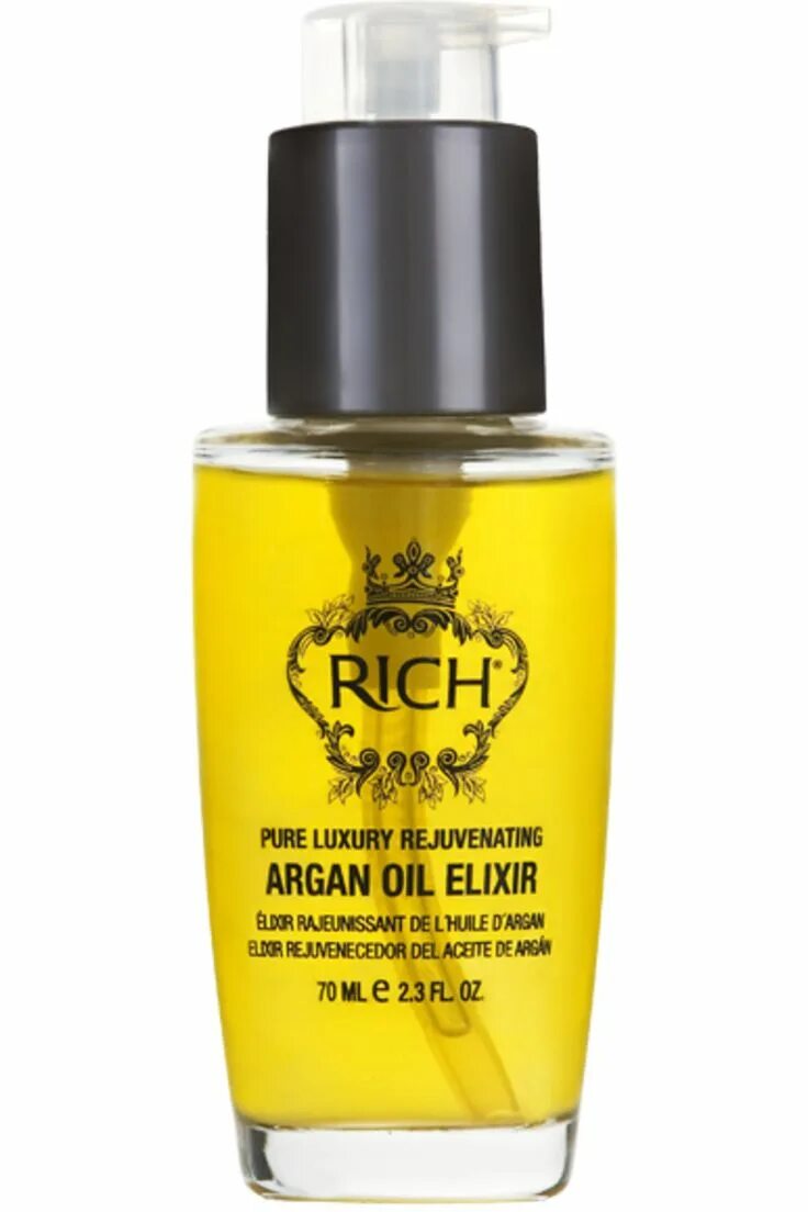 Pure luxury. Rich Argan Oil Elixir. Эликсир на основе масла арганы - Argan Repair Elixir-Oil 100 мл. Масло для волос Rich Pure. Rich Argan Oil Elixir способ применения.