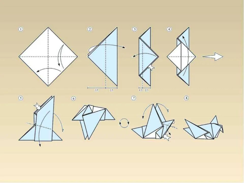 Птица из бумаги поэтапно. Оригами птица. Оригами голубь. Оригами птица схема. Оригами для малышей птичка.