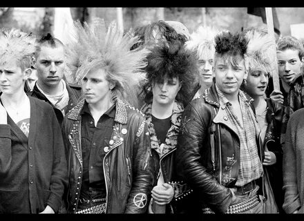 Spiked hair and studded leather was in its prime in this decade. 