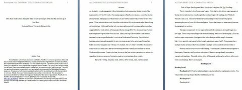 The enchanting Create The Perfect Essay With Apa Format Template #1564 Rega...