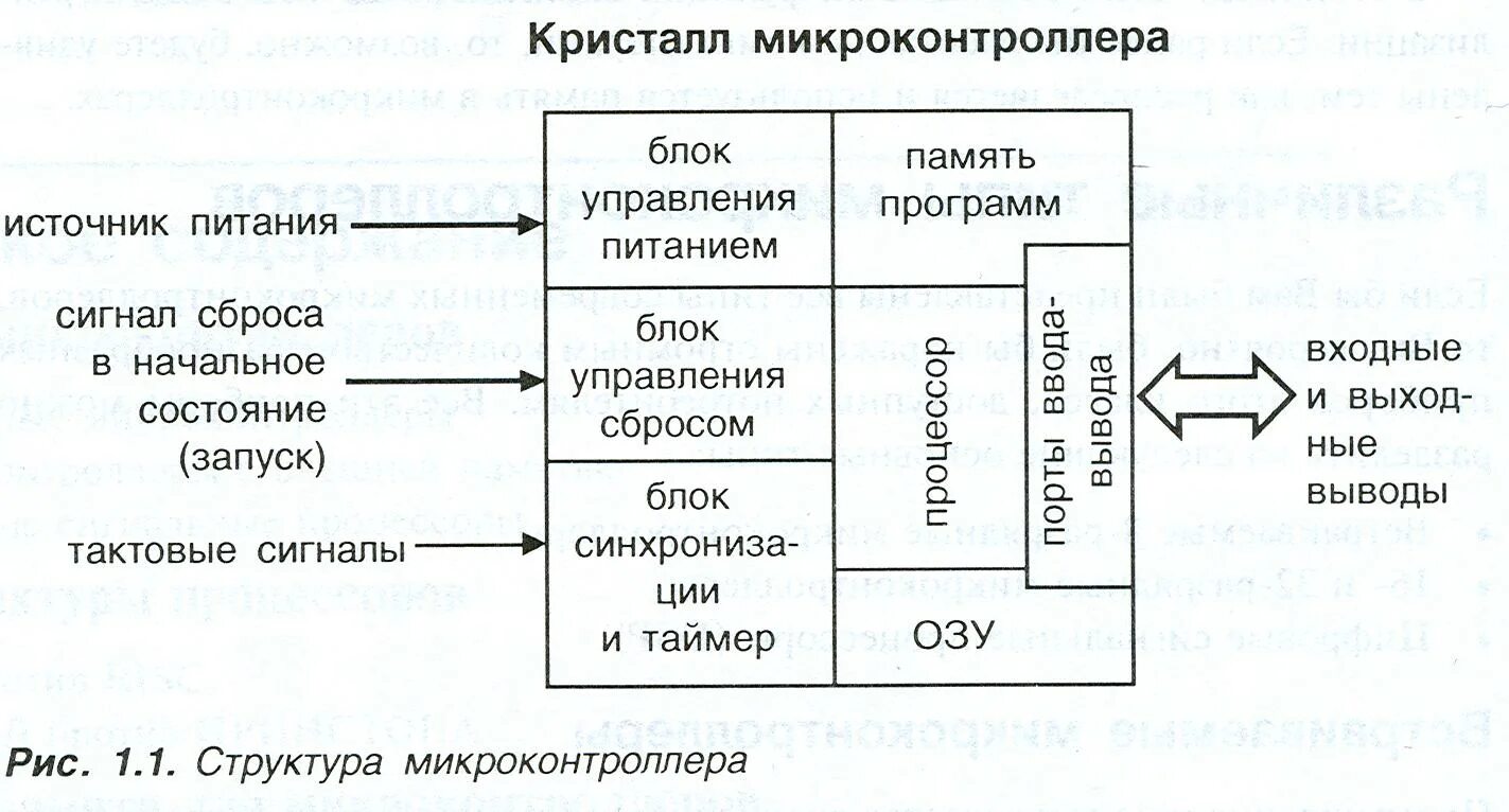 Память программ типы. Внешняя память для микроконтроллера. Кристалл микроконтроллера. Структура микроконтроллера. Общая структура микроконтроллера.