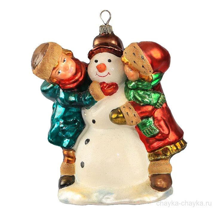 две елочных игрушки