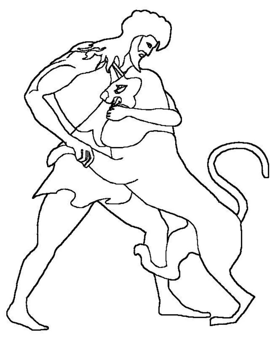 Рисунок подвигов геракла 5 класс легко нарисовать