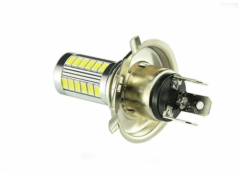 Светодиод h4 12v 33smd (комплект 2 шт.) Ближний/Дальний свет (. Автомобильная лампочка Вымпел h4 33smd 5111. Лампа h4 12v led. Лед лампы v12 h4. Купить лампу h4 12v