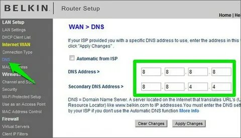 Dns setup