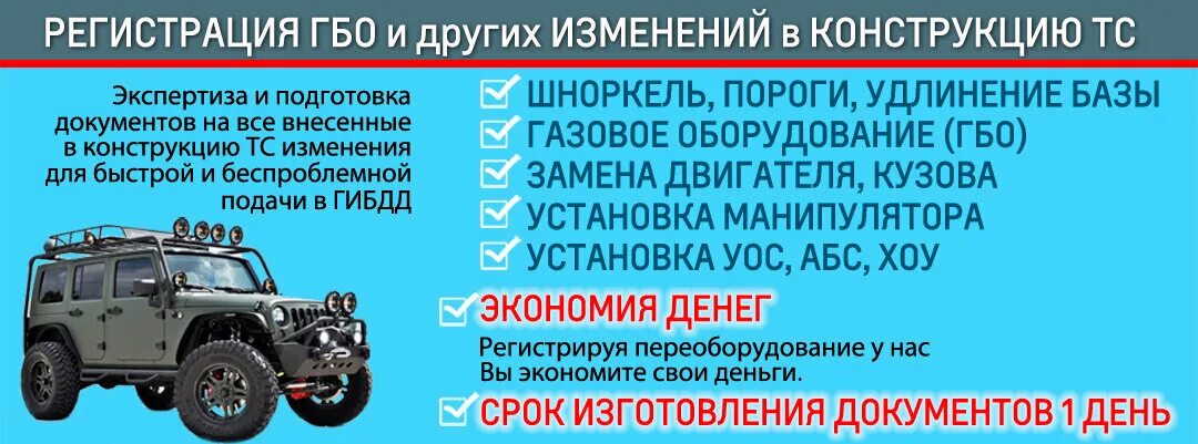 Тс внести изменение