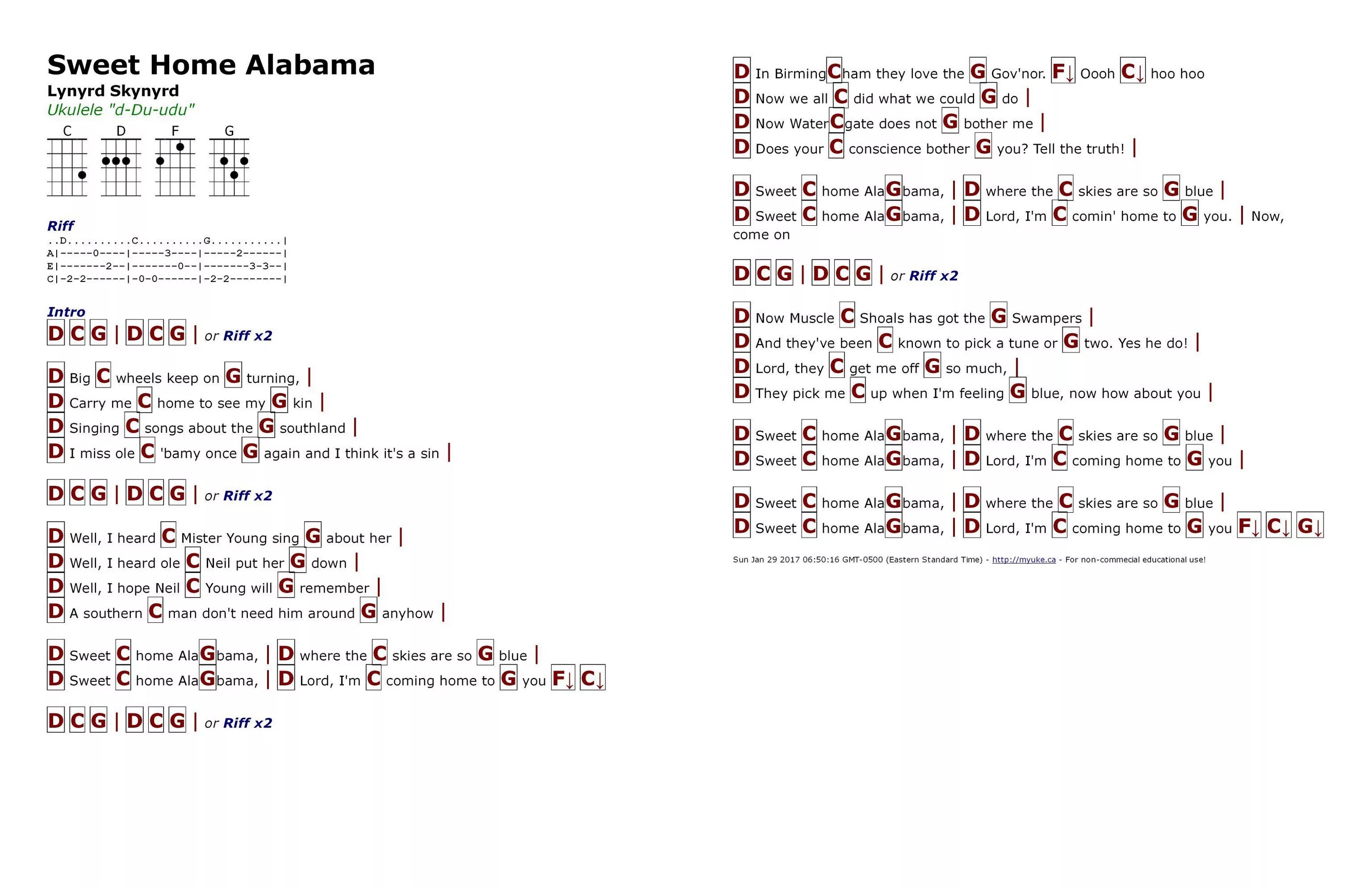 Sweet home alabama текст. Sweet home alabama ноты. sweet home alabama chords. sweet home alabama tabs. sweet home alabama lynyrd skynyrd текст.