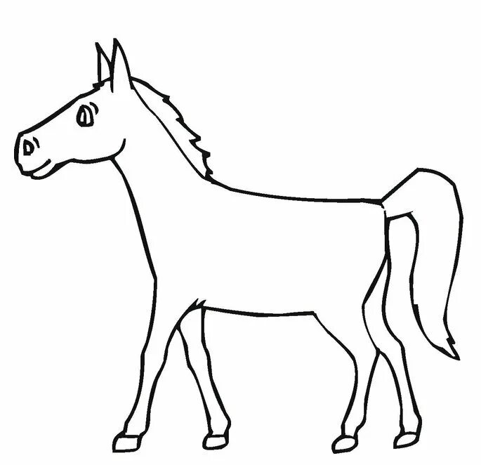 Лошадка рисунок. Лошадь рисунок для детей. Конь рисунок детский.