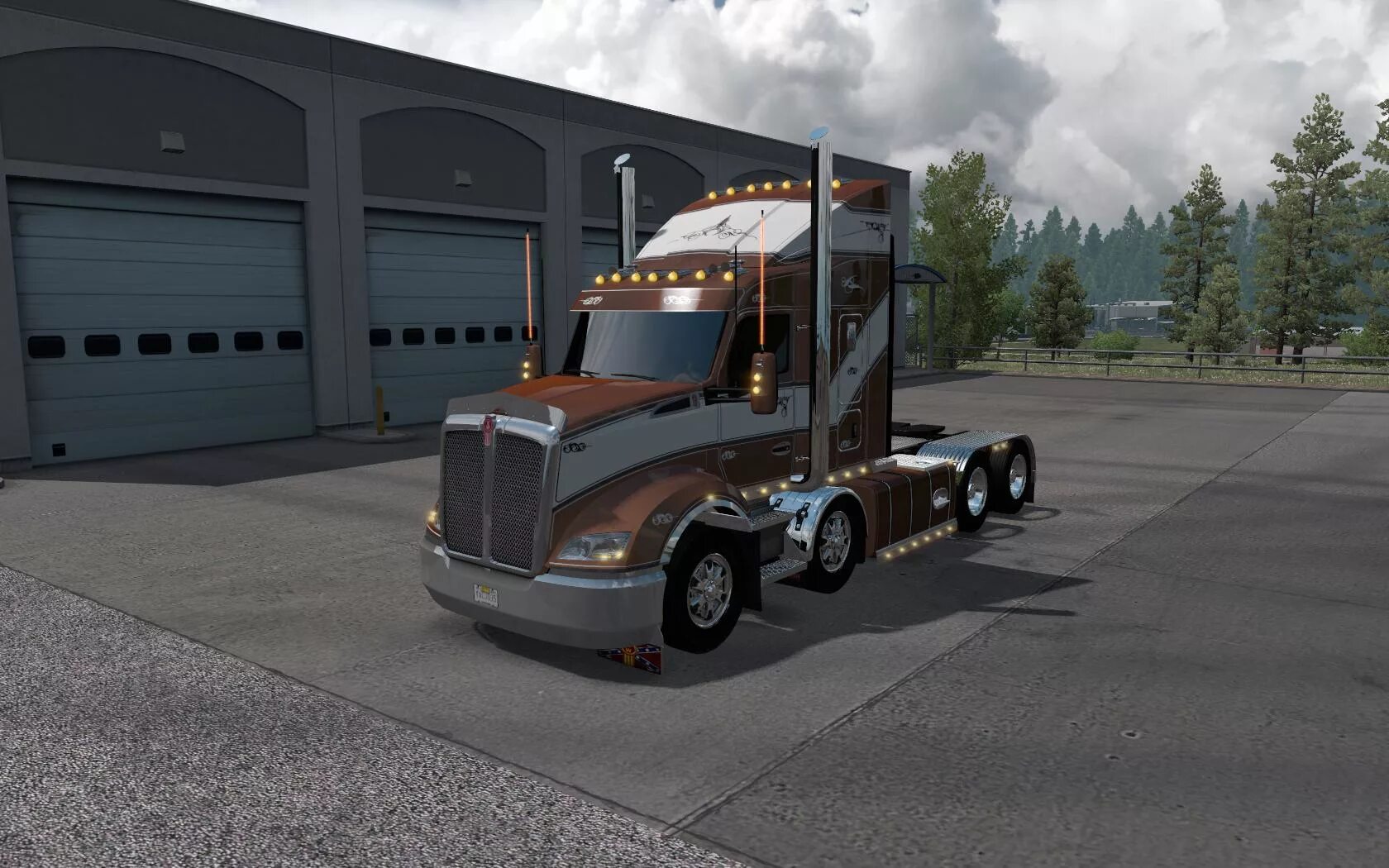 Грузовики для атс 1.49. Kenworth t610. Kenworth w990 ATS. Мод Kenworth t610. Американ трак симулятор Кенворт.