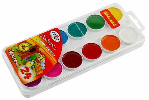 Краски акварельные 24