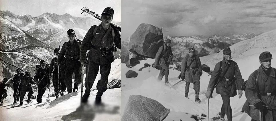 битва за кавказ эльбрус немцы. эльбрус вторая мировая. немцы на эльбрусе. немцы на эльбрусе. горные егеря эдельвейс война в горах.