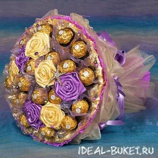 Букет для женщины из конфет своими
