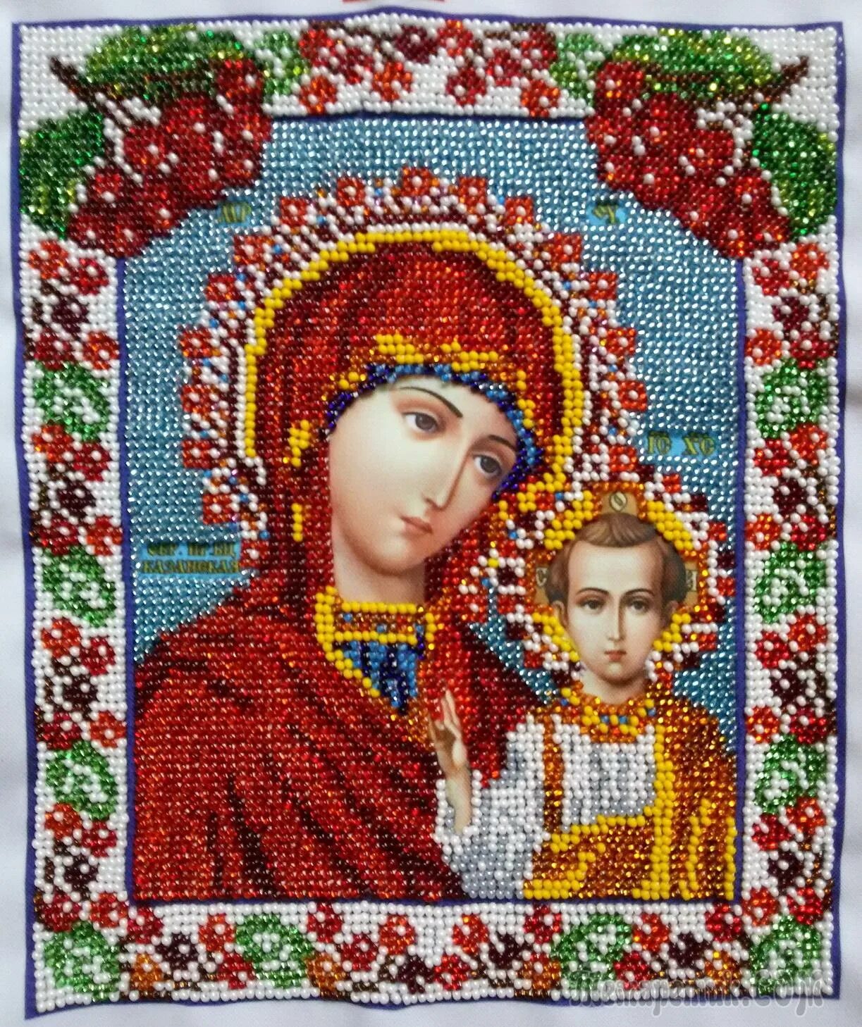 вышить икону бисером. вышить икону бисером. казанская икона божией матери вышивка бисером. вышивание бисером. набор для вышивания бисером икона божией матери "казанская".