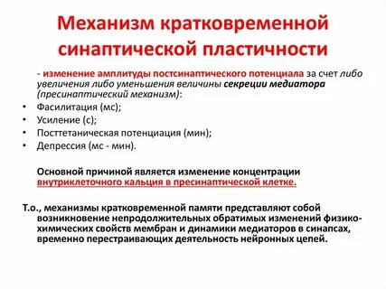 Механизмы физиологии