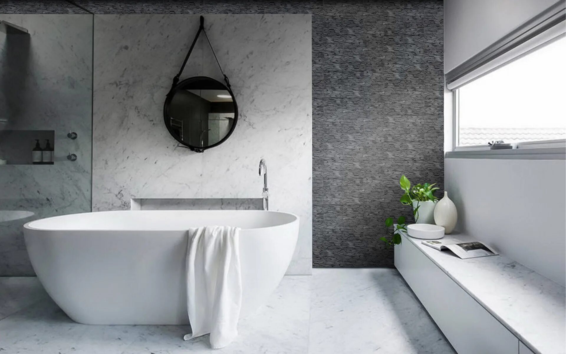 Ванная комната 2023 фото. Сланец Саянский серый. Серая ванная. Ванная в стиле Минимализм серая. Ванна отдельностоящая в современном стиле.