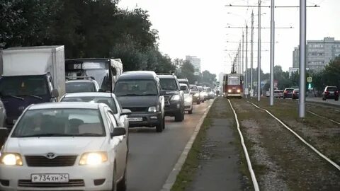 Пробки в красноярске сейчас