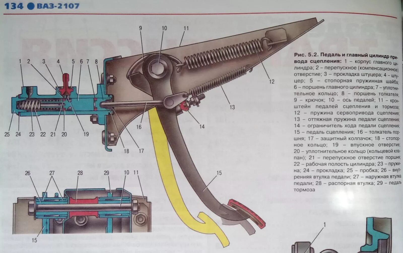 Поршень гидроцилиндра сцепления ВАЗ 2107. Главный цилиндр сцепления ВАЗ 2107. Главный цилиндр сцепления ВАЗ 2106. Главный выжимной цилиндр сцепления ВАЗ 2107. Как заменить главный цилиндр сцепления