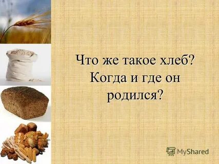 Почему хлеб всегда связан с трудом
