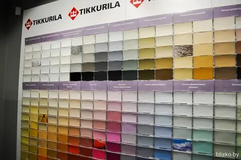 Краска для стен палитра цветов тиккурила