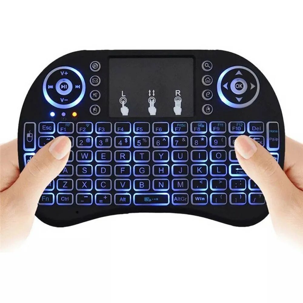Mini keyboard backlight. Беспроводная клавиатура i8 mini. мини клавиатура с тачпадом i8. беспроводная мини клавиатураi9. клавиатура + тачпад bluetooth mini keyboard для smart tv.