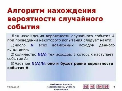 Вероятность это случайная оценка