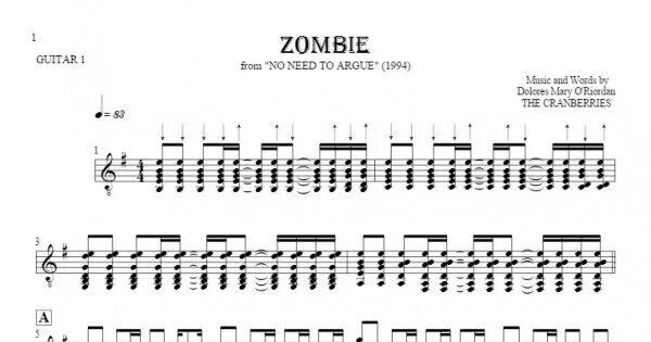Zombie cranberries ноты для фортепиано. Минус песни зомби. Zombie the cranberries где послушать. Cranberries 1991. Cranberries zombie табы для гитары.