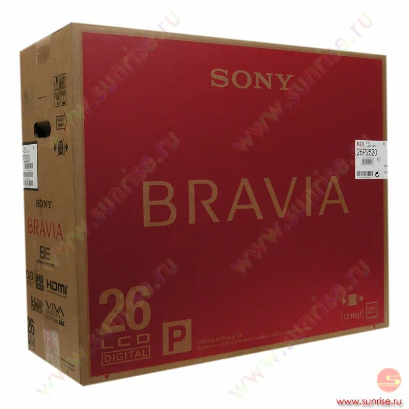 Sone 026. Телевизор Sony Bravia KDL-26p2520.