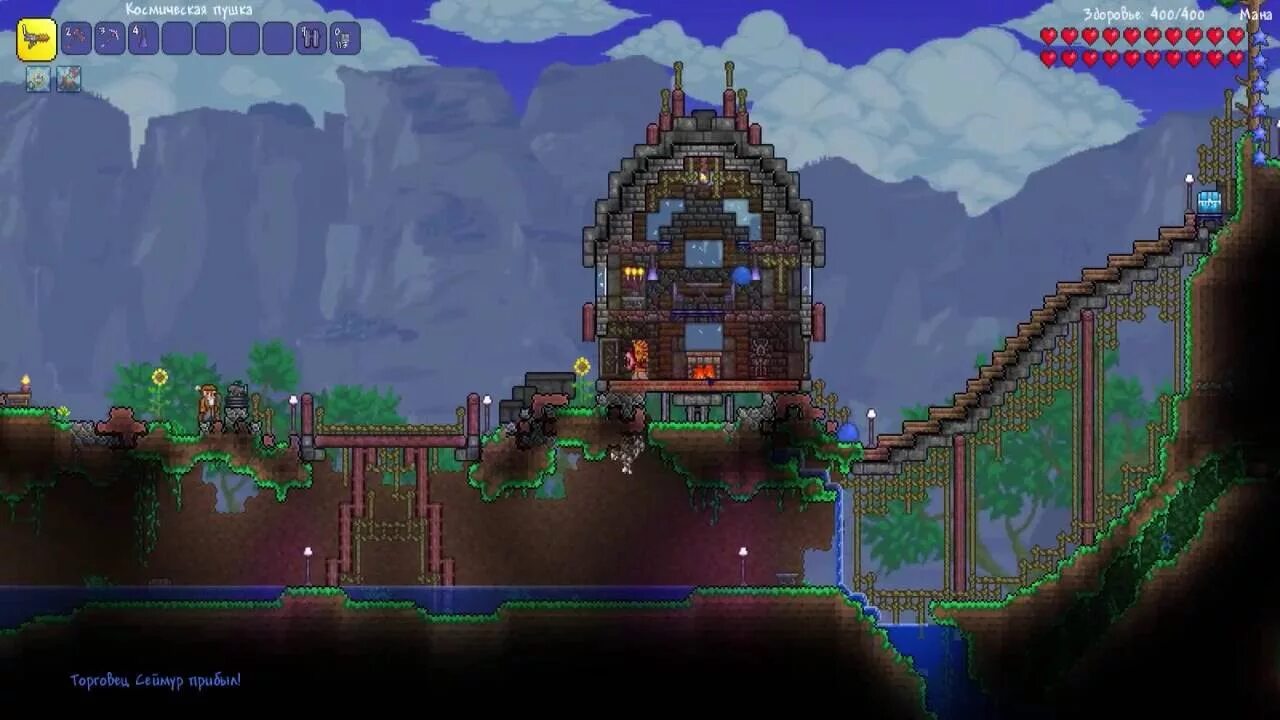 Куда селить нипов. Terraria дом для нипов. terraria лестница для нипов. terraria нипы. дом для 2 нипов террария.