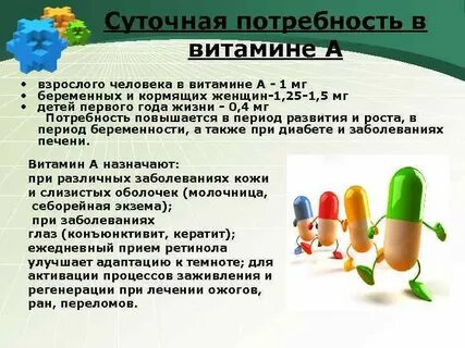 Витамин е суточная потребность в мг