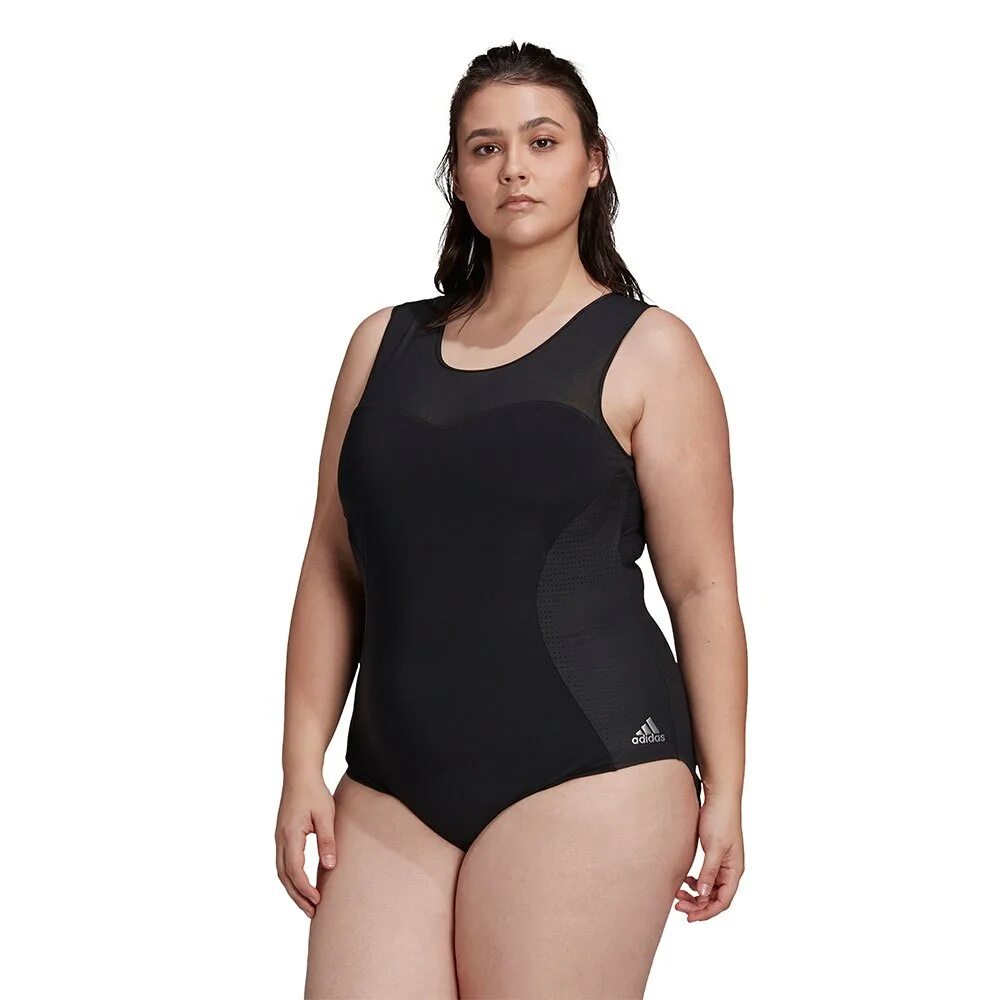 Shape plus. Adidas plus size. топ для купания спортивный для полных женщин. plus shapes.