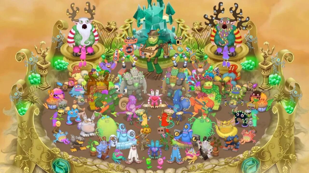 Монстры растительного острова. My singing Monsters острова. Остров золота my singing Monsters. Остров my singing Monsters остров.