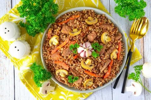 Плов из гречки