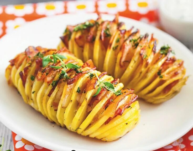 Картошка гармошкой фото