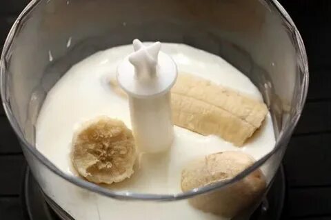 Сок и мороженое в блендере