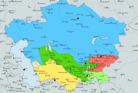 Границы казахстана страны