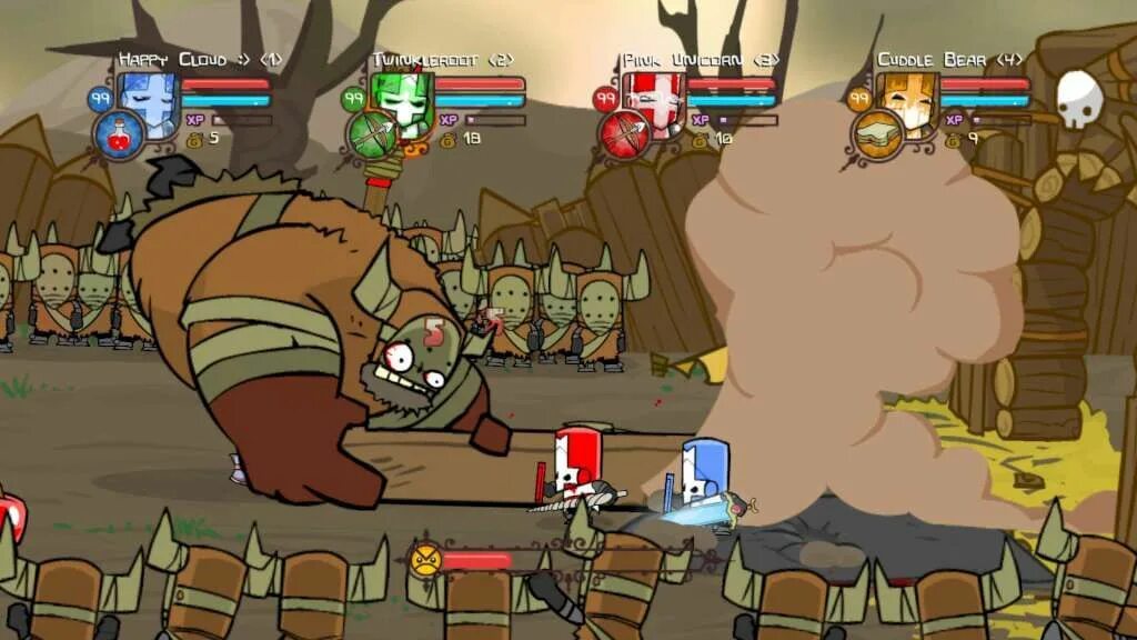 Castle Crashers геймплей. Кастл крашерс Ремастеред. Castle Crashers 2. Castle Crashers PS Vita. Битвы против боссов